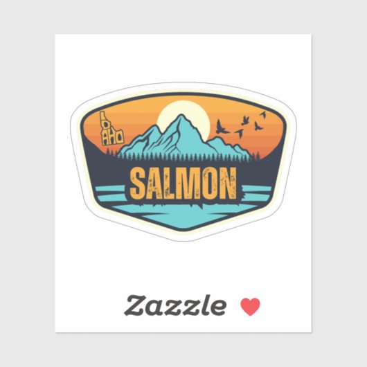 Salmon, Idaho Sticker (Vel)