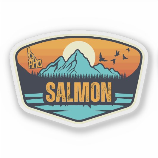 Salmon, Idaho Sticker (Voorkant)