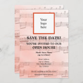 Salmon Local Music Store I Logo Open House Save The Date (Voorkant / Achterkant)