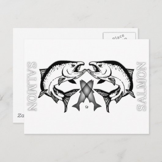 Salmon-Logo Briefkaart (Voorkant / Achterkant)