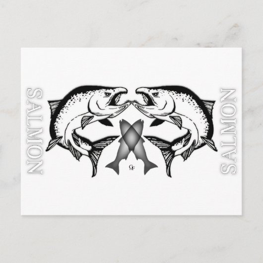 Salmon-Logo Briefkaart (Voorkant)