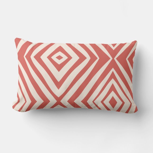 Salmon Modern Simple Lumbar Pillow Kussen (Voorkant)