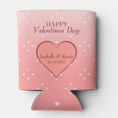 Salmon Pink Heart Blikjeskoeler (Achterkant)