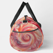 Salmon Pink Modern Abstract Swirling Plunjezak (Rechts)