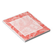Salmon Pink Paisley Notitieblok (Schuin)