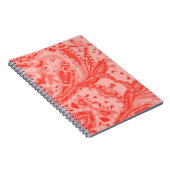 Salmon Pink Paisley Notitieboek (Rechterzijde)