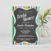 Salmon Pink & Seafoam Green; Chalkboardintage Kaart (Staand voorkant)