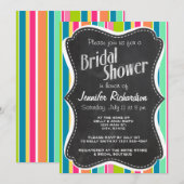 Salmon Pink & Seafoam Green; Chalkboardintage Kaart (Voorkant / Achterkant)