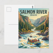 Salmon River Idaho Briefkaart (Voorkant / Achterkant)