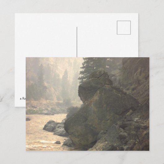 Salmon River Idaho Briefkaart (Voorkant / Achterkant)