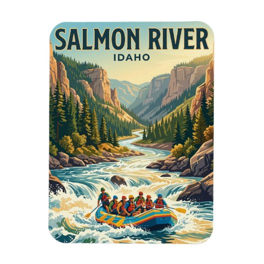 Salmon River Idaho Magneet (Verticaal)