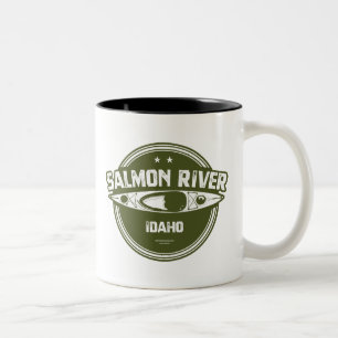Salmon River Idaho Tweekleurige Koffiemok