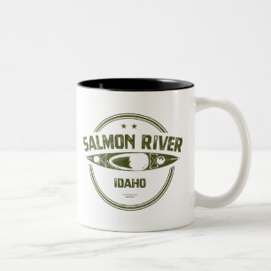 Salmon River Idaho Tweekleurige Koffiemok