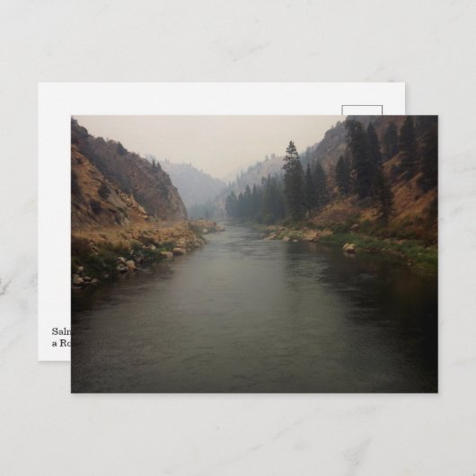 Salmon River in Idaho Briefkaart (Voorkant / Achterkant)