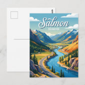 Salmon River Scenic Byway Idaho Briefkaart (Voorkant / Achterkant)