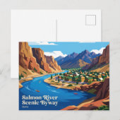 Salmon River Scenic Byway Idaho Briefkaart (Voorkant / Achterkant)
