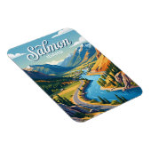 Salmon River Scenic Byway Idaho Magneet (Rechterzijde)
