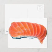 Salmon Sashimi Briefkaart (Voorkant / Achterkant)