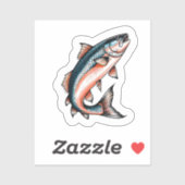 Salmon  sticker (Vel)