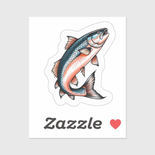 Salmon  sticker (Vel)