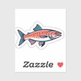 Salmon  sticker