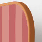 Salmon Stripes Monogram Est Year Preppy Pickleball Paddle (Links Detail)