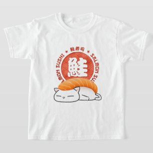 Salmon Sushi Cat T-shirt