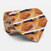 Salmon Sushi Japans voedsel Delicious Yummy Mayo Stropdas (Opgerold)