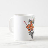 Salmon Sushi Koffiemok (Voorkant links)