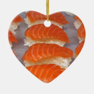 Salmon Sushi - Sashimi Keramisch Ornament