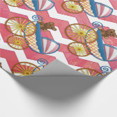 Salmon Swirl Baby Stuff Cadeaupapier (Hoek)