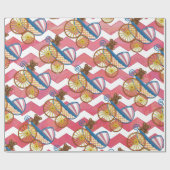 Salmon Swirl Baby Stuff Cadeaupapier (Vlak)