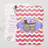 Salmon Swirl Baby Stuff Kaart (Voorkant / Achterkant)