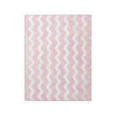 Salmon Swirl Chevron Pattern Notitieblok (Linkerzijde)