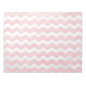 Salmon Swirl Chevron Pattern Notitieblok (Voorkant)
