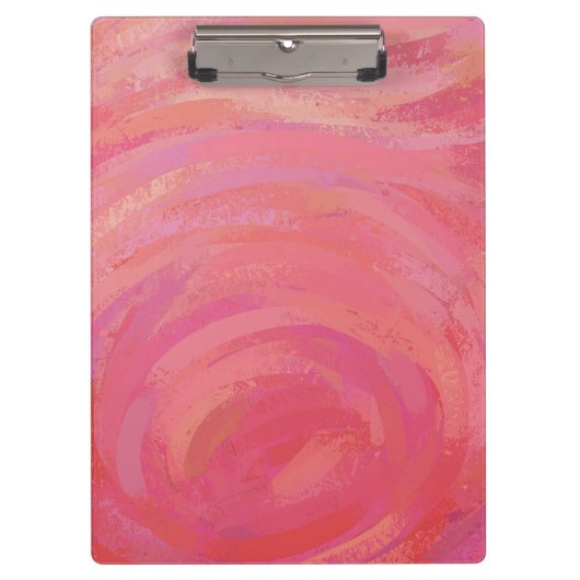 Salmon Swirl Klembord (Voorkant)