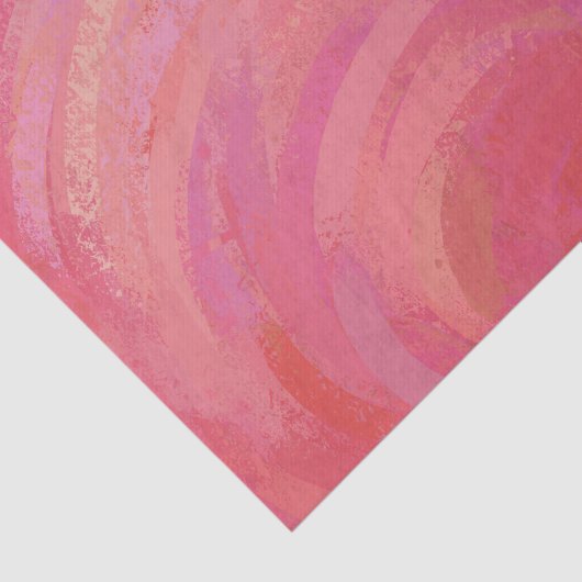 Salmon Swirl Tissuepapier (Detail)