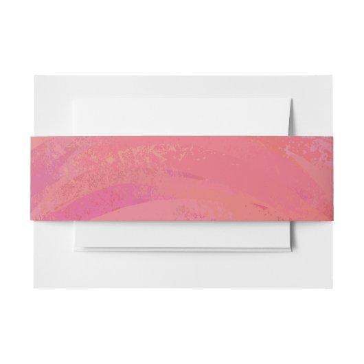 Salmon Swirl Uitnodigingen Wikkel (Voorkant Voorbeeld)