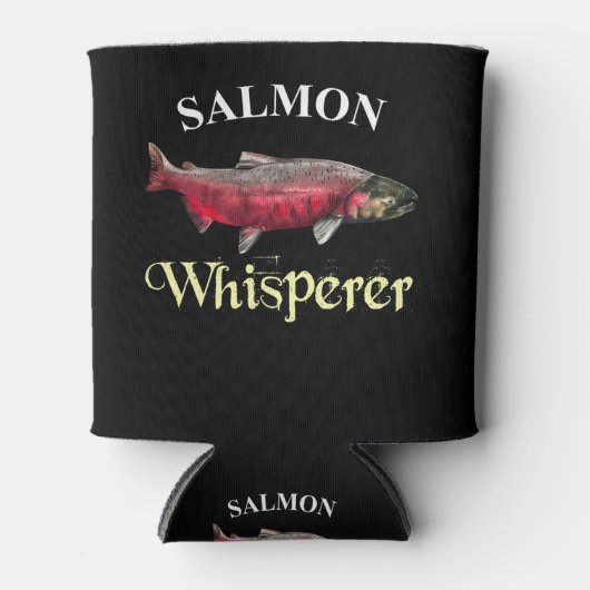 Salmon Whisperer Dark Blikjeskoeler (Voorkant)