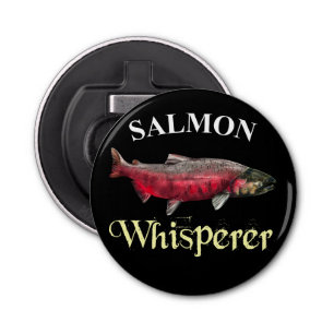 Salmon Whisperer Dark Button Flesopener