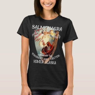 SALMONAGRA MANNELIJKE VERSTERKINGSPIL PERMANENT ST T-SHIRT
