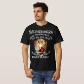 SALMONAGRA MANNELIJKE VERSTERKINGSPIL PERMANENT ST T-SHIRT (Voorkant volledig)