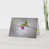 Salmonberry Blossom Frameable Art Kaart (Voorkant)