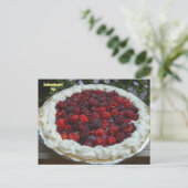 Salmonberry Pie Foto Briefkaart (Staand voorkant)
