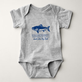 Salmonoloog Funny Salmon Gevist Romper