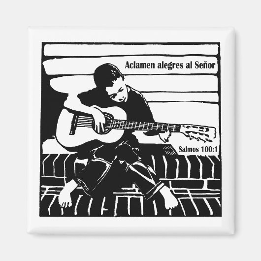 Salmos 100:1 magneet (Voorkant)