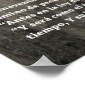 Salmos 1:1-3 (kartel con Rio y Arbol) Poster (Hoek)