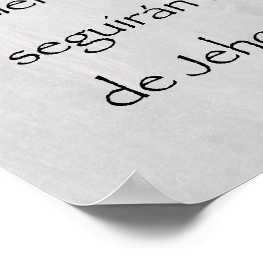 Salmos 23 Kartel Poster (Hoek)