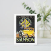 Salmson Autombiles - Moteur D' Aviation Briefkaart (Staand voorkant)