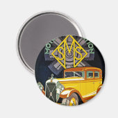  Salmson Automobile Ad Magneet (Voorkant / Achterkant)
